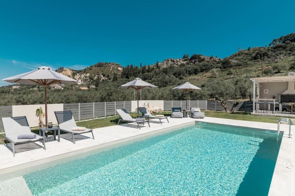 Melissia Luxury Villa Kalamákion Exterior foto